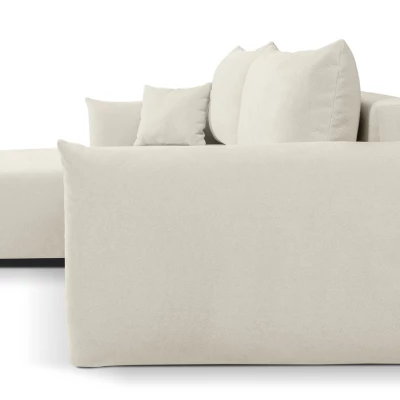 Rozkládací rohová sedačka SUDBURY - ecru 2