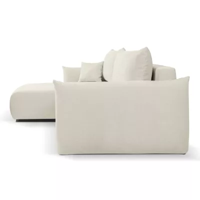 Rozkládací rohová sedačka SUDBURY - ecru 2