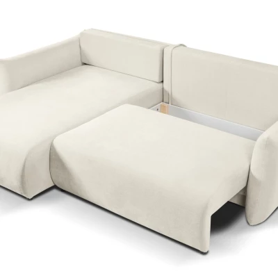 Rozkládací rohová sedačka SUDBURY - ecru 2