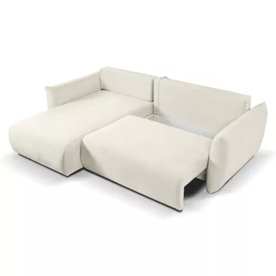 Rozkládací rohová sedačka SUDBURY - ecru 2