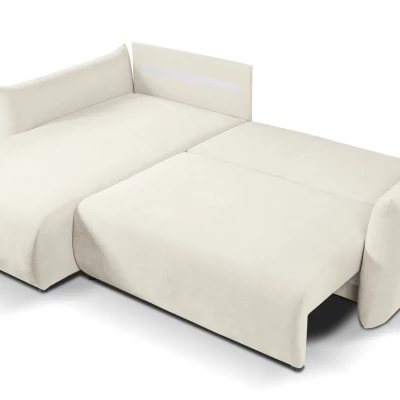 Rozkládací rohová sedačka SUDBURY - ecru 2