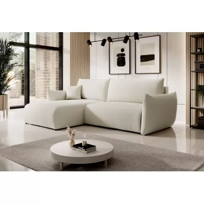 Rozkládací rohová sedačka SUDBURY - ecru 2