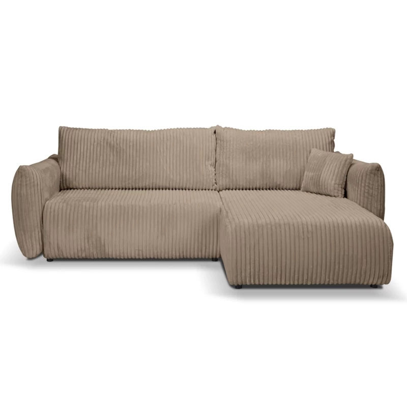 Rozkládací rohová sedačka SUDBURY - béžová