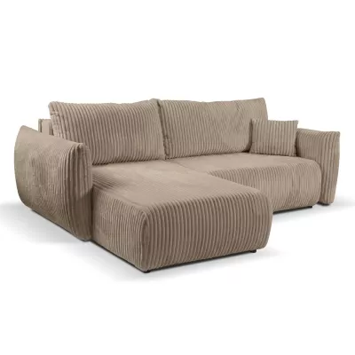 Rozkládací rohová sedačka SUDBURY - béžová