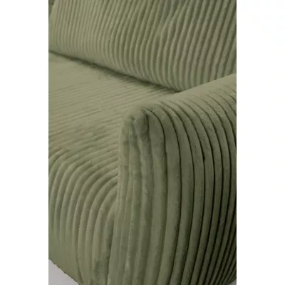 Rozkládací rohová sedačka SUDBURY - olivová