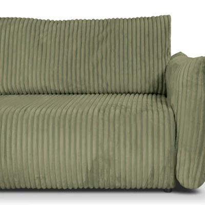 Rozkládací rohová sedačka SUDBURY - olivová