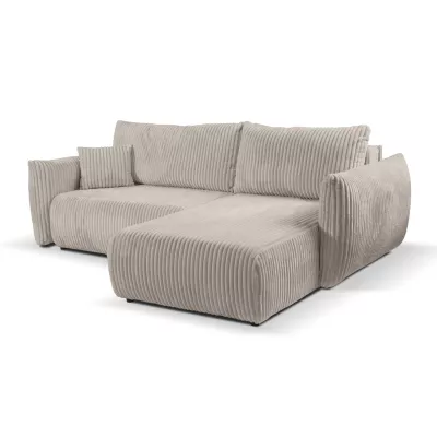 Rozkládací rohová sedačka SUDBURY - ecru 1