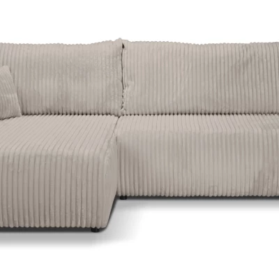 Rozkládací rohová sedačka SUDBURY - ecru 1