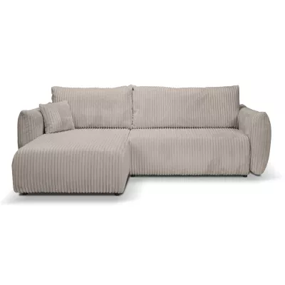 Rozkládací rohová sedačka SUDBURY - ecru 1