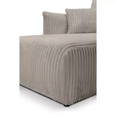 Rozkládací rohová sedačka SUDBURY - ecru 1