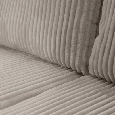 Rozkládací rohová sedačka SUDBURY - ecru 1