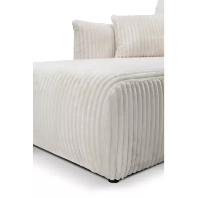 Rozkládací rohová sedačka SUDBURY - smetanová