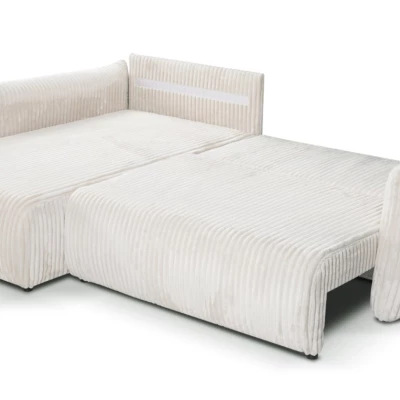 Rozkládací rohová sedačka SUDBURY - smetanová