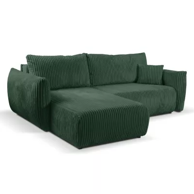 Rozkládací rohová sedačka SUDBURY - zelená