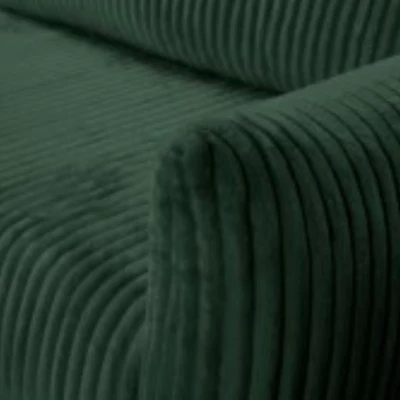 Rozkládací rohová sedačka SUDBURY - zelená