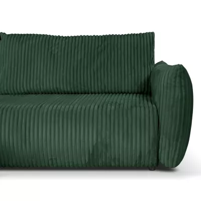 Rozkládací rohová sedačka SUDBURY - zelená