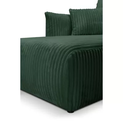 Rozkládací rohová sedačka SUDBURY - zelená