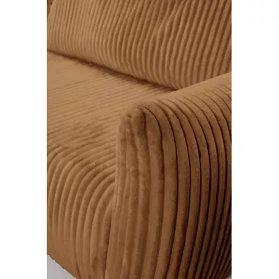 Rozkládací rohová sedačka SUDBURY - hnědá