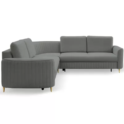 Rozkládací sedačka s úložným prostorem KAMPLO 2 - ocelová šedá