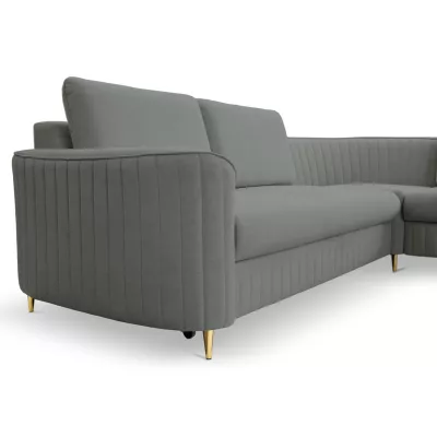 Rozkládací sedačka s úložným prostorem KAMPLO 2 - ocelová šedá