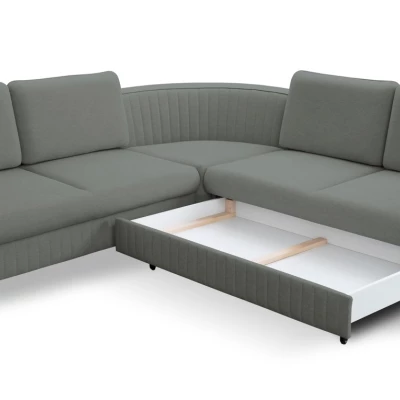 Rozkládací sedačka s úložným prostorem KAMPLO 2 - ocelová šedá