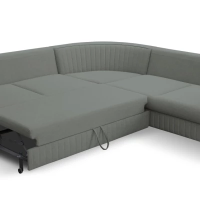 Rozkládací sedačka s úložným prostorem KAMPLO 2 - ocelová šedá