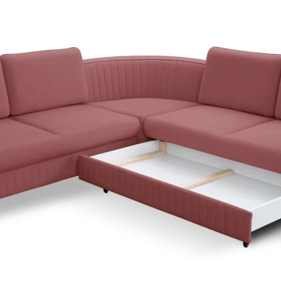 Rozkládací sedačka s úložným prostorem KAMPLO 2 - světlá červená