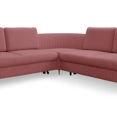 Rozkládací sedačka s úložným prostorem KAMPLO 2 - světlá červená