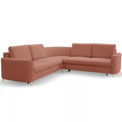 Rozkládací sedačka s úložným prostorem KAMPLO 2 - korálová