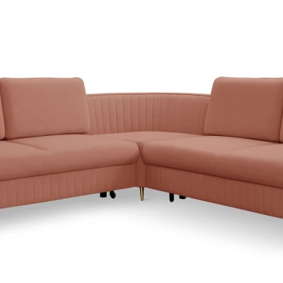 Rozkládací sedačka s úložným prostorem KAMPLO 2 - korálová