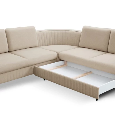 Rozkládací sedačka s úložným prostorem KAMPLO 2 - béžová