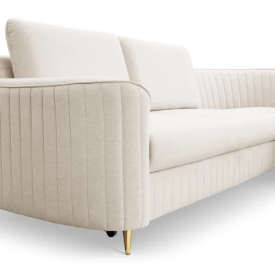 Rozkládací sedačka s úložným prostorem KAMPLO 2 - světlá béžová