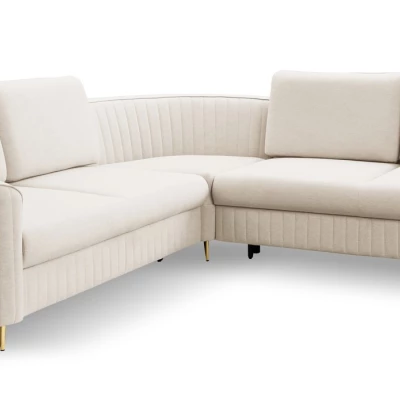 Rozkládací sedačka s úložným prostorem KAMPLO 2 - světlá béžová