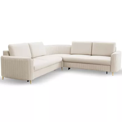 Rozkládací sedačka s úložným prostorem KAMPLO 2 - světlá béžová