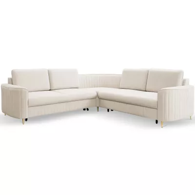 Rozkládací sedačka s úložným prostorem KAMPLO 2 - světlá béžová