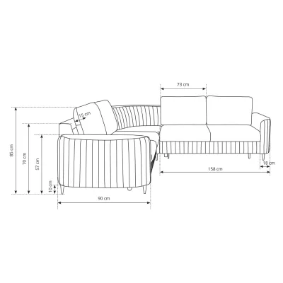 Rozkládací sedačka s úložným prostorem KAMPLO 2 - korálová