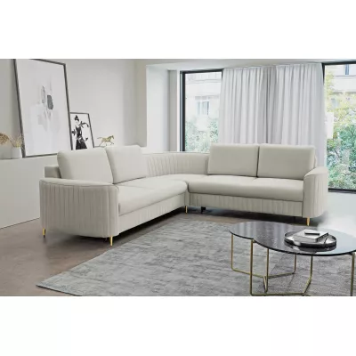 Rozkládací sedačka s úložným prostorem KAMPLO 2 - šedobéžová