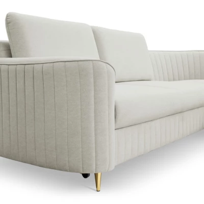 Rozkládací sedačka s úložným prostorem KAMPLO 2 - šedobéžová