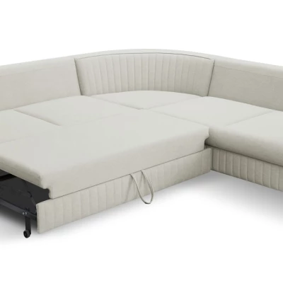 Rozkládací sedačka s úložným prostorem KAMPLO 2 - šedobéžová