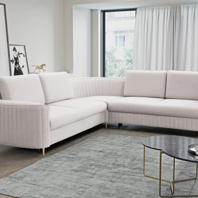 Rozkládací sedačka s úložným prostorem KAMPLO 2 - světlá šedá