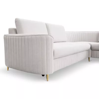 Rozkládací sedačka s úložným prostorem KAMPLO 2 - světlá šedá