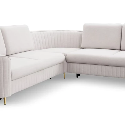 Rozkládací sedačka s úložným prostorem KAMPLO 2 - světlá šedá