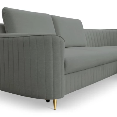 Rozkládací rohová sedačka KAMPLO 1 - ocelová šedá