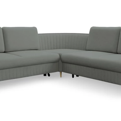 Rozkládací rohová sedačka KAMPLO 1 - ocelová šedá