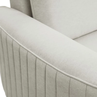 Rozkládací rohová sedačka KAMPLO 1 - šedobéžová