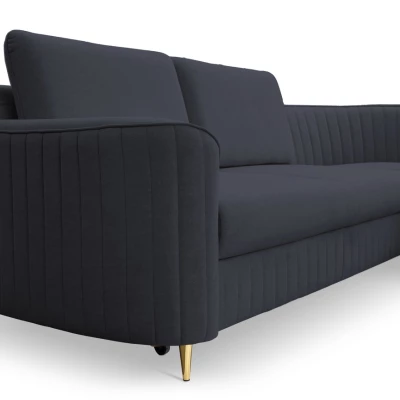 Rozkládací rohová sedačka KAMPLO 1 - modrá