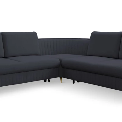 Rozkládací rohová sedačka KAMPLO 1 - modrá