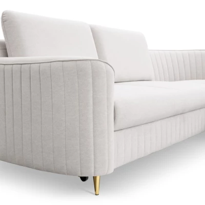 Rozkládací rohová sedačka KAMPLO 1 - světlá šedá