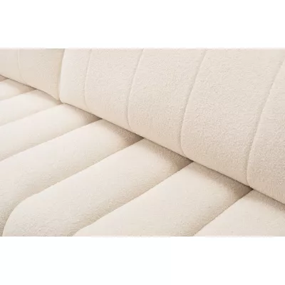 Rohová sedací souprava KELOWNA - krémová, levý roh