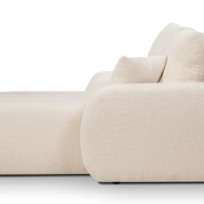 Rohová sedací souprava KELOWNA - krémová, pravý roh